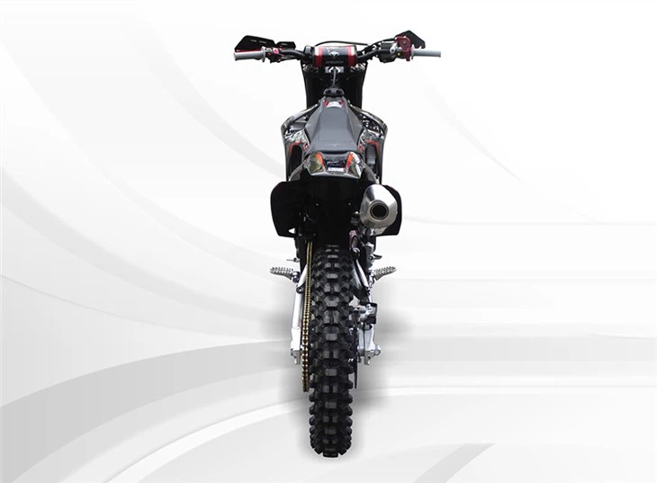 black racing motorcycle